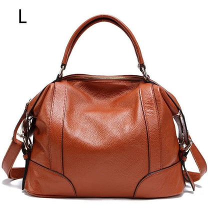 European And American Leather Top Layer Cowhide Bag For Ladies - Thachy76shops