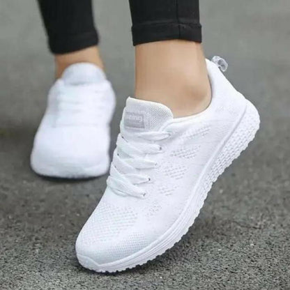 Sports Sneakers Women Casual Shoes Fashion Breathable Walking Mesh Flat Shoes - Thachy76shops